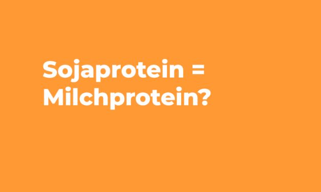 Sind Soja- und Milchprotein gleichwertig?